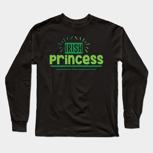 Irish Princess Long Sleeve T-Shirt by Usea Studio